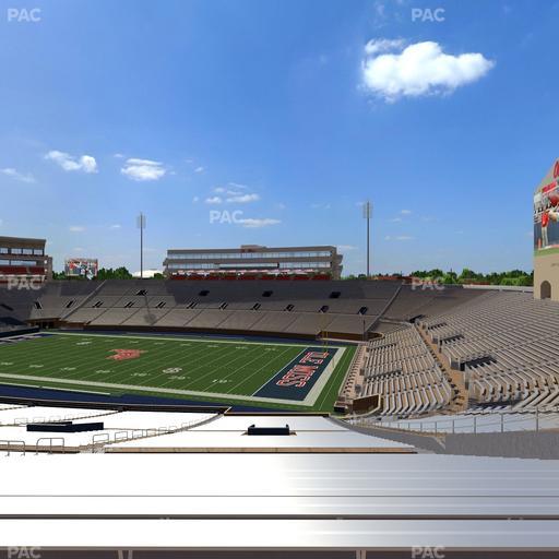 Vaught Hemingway Stadium - Section K Seat View