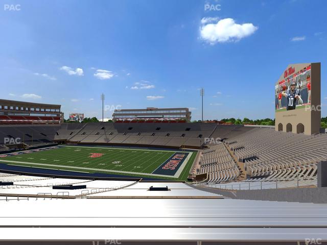 Vaught Hemingway Stadium - Section K Seat View