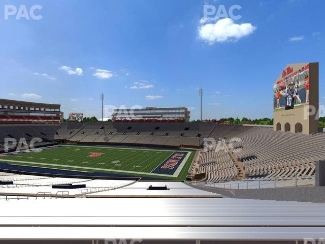 Vaught Hemingway Stadium - Section K Seat View