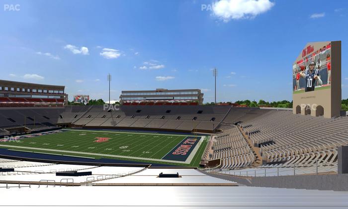 Vaught Hemingway Stadium - Section K Seat View