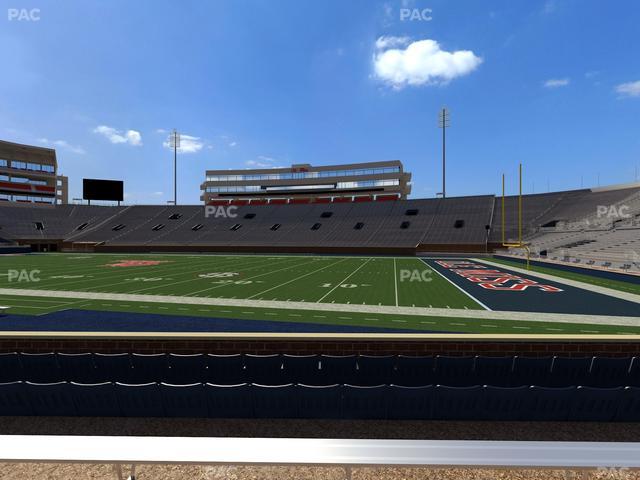 Vaught Hemingway Stadium - Section L Seat View