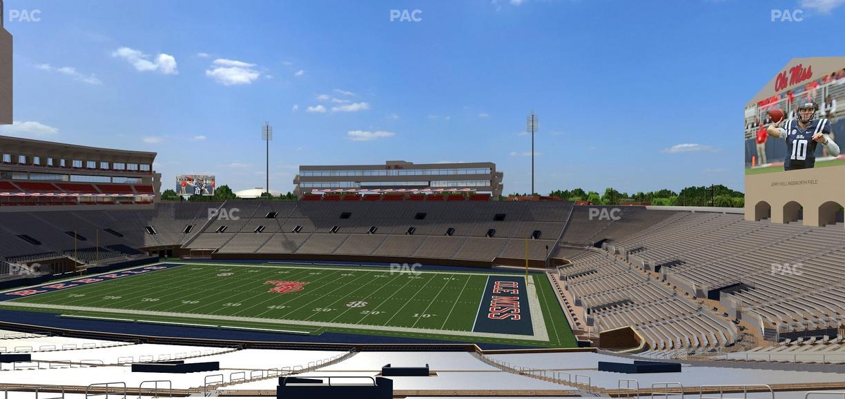 Vaught Hemingway Stadium - Section L Seat View