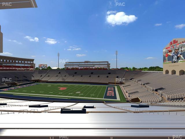 Vaught Hemingway Stadium - Section L Seat View