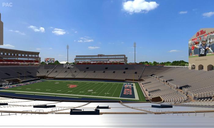 Vaught Hemingway Stadium - Section L Seat View