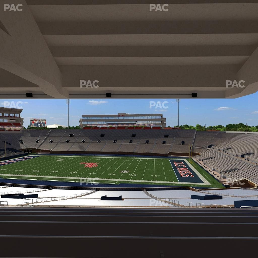 Vaught Hemingway Stadium - Section M Seat View