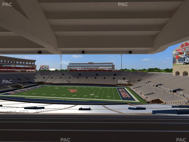 Vaught Hemingway Stadium - Section M Seat View