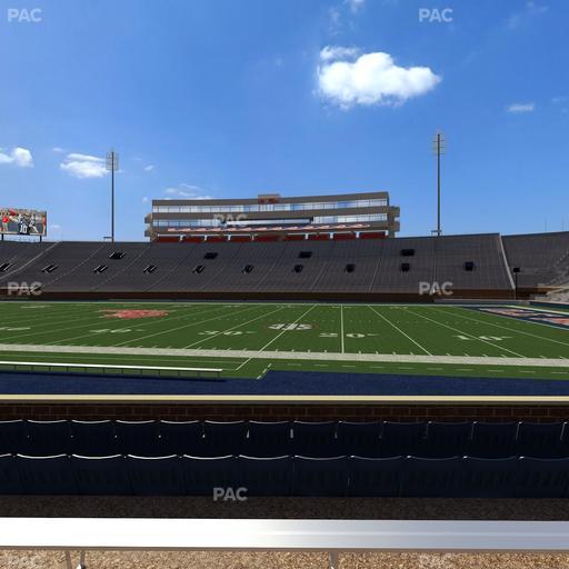 Vaught Hemingway Stadium - Section M Seat View