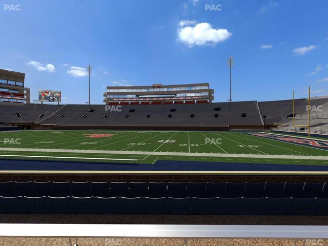 Vaught Hemingway Stadium - Section M Seat View