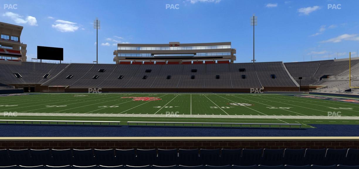 Vaught Hemingway Stadium - Section N Seat View
