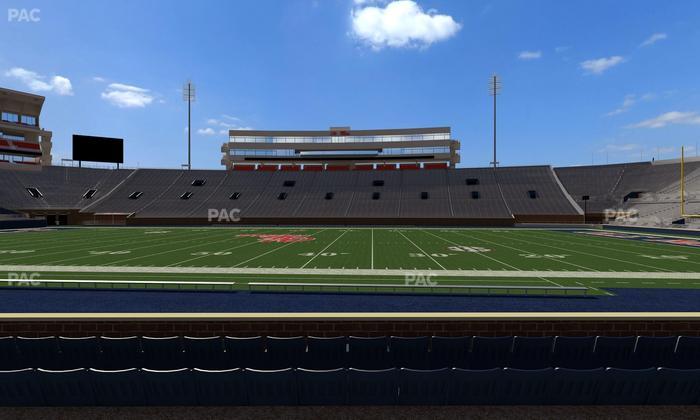 Vaught Hemingway Stadium - Section N Seat View