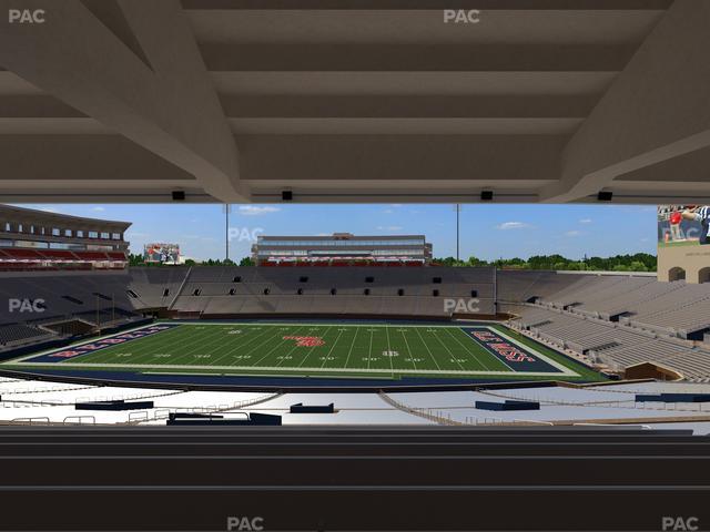 Vaught Hemingway Stadium - Section N Seat View