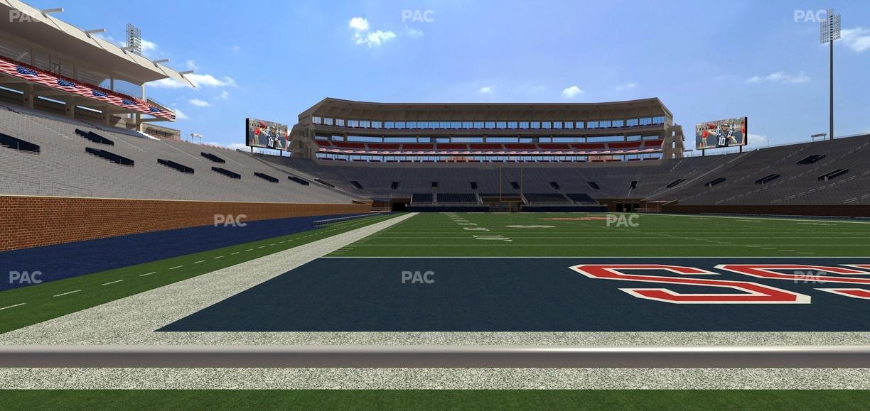 Vaught Hemingway Stadium - Section North Ada Seat View