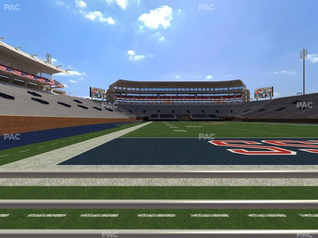 Vaught Hemingway Stadium - Section North Ada Seat View