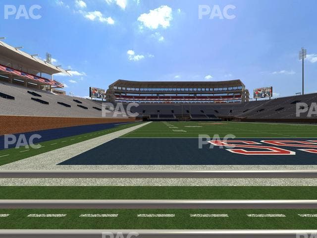 Vaught Hemingway Stadium - Section North Ada Seat View