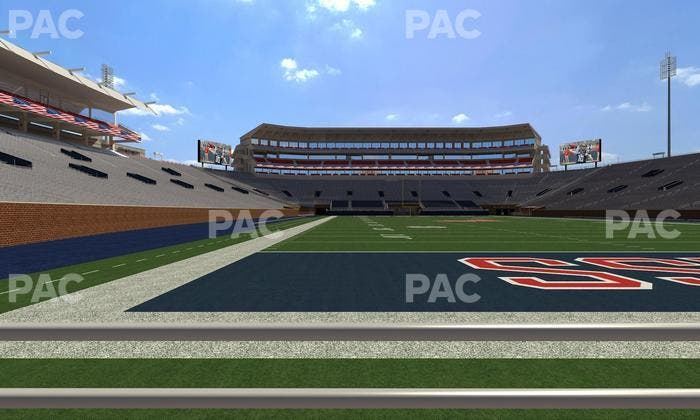Vaught Hemingway Stadium - Section North Ada Seat View