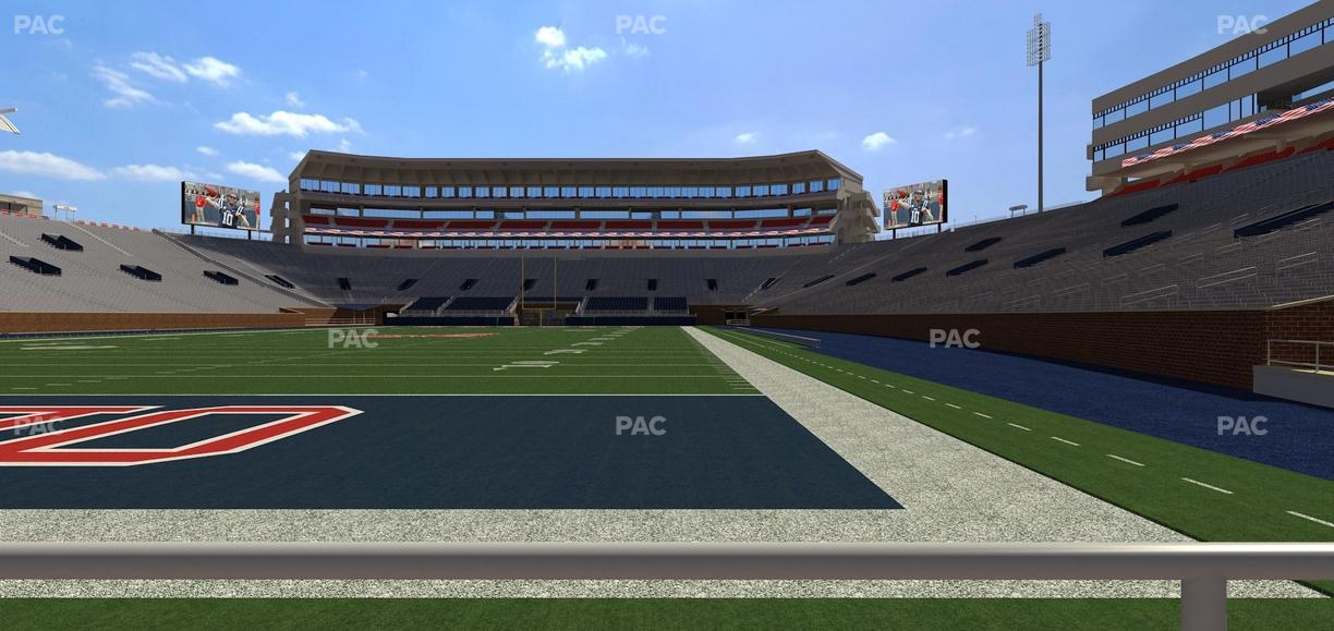 Vaught Hemingway Stadium - Section North Ada Seat View