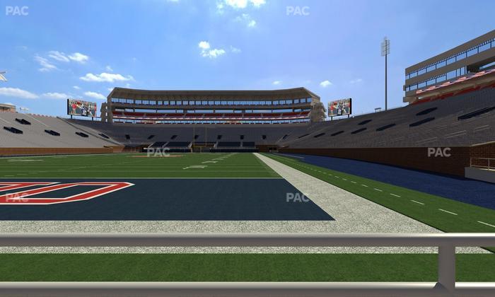 Vaught Hemingway Stadium - Section North Ada Seat View