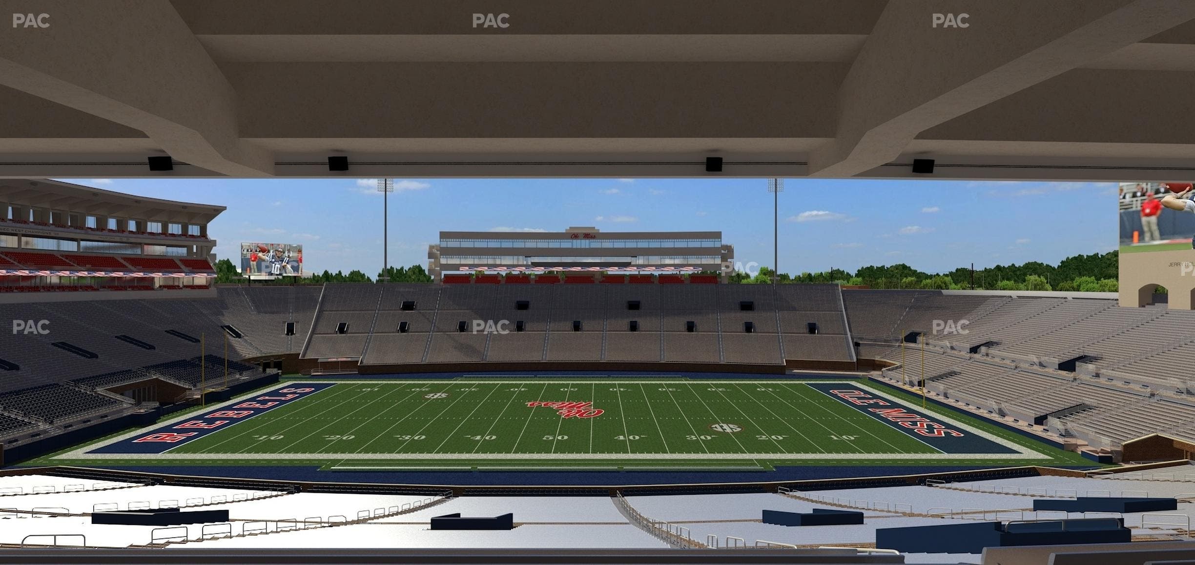 Vaught Hemingway Stadium - Section O Seat View