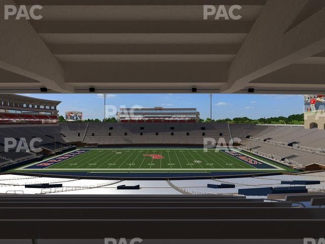Vaught Hemingway Stadium - Section O Seat View