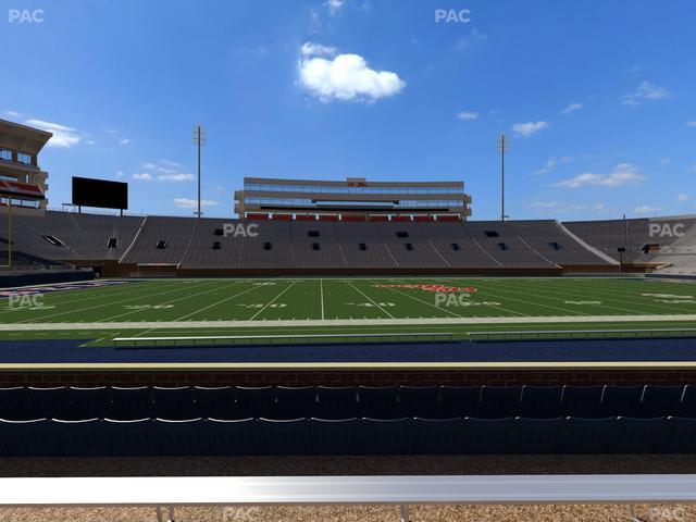 Vaught Hemingway Stadium - Section P Seat View