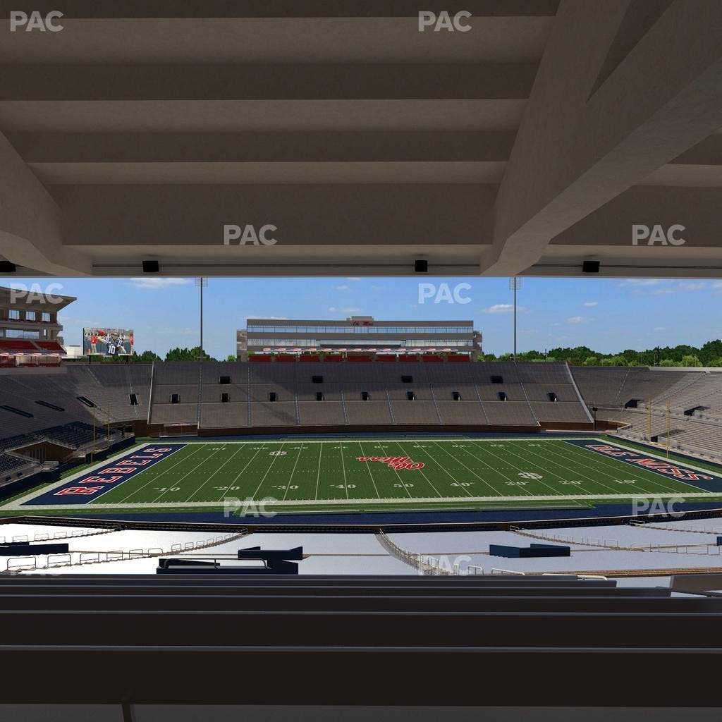 Vaught Hemingway Stadium - Section P Seat View