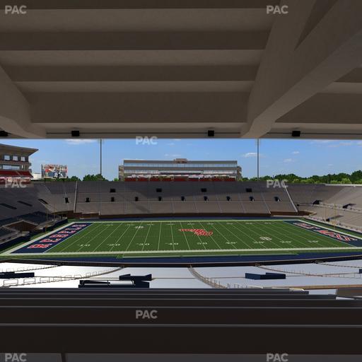 Vaught Hemingway Stadium - Section P Seat View