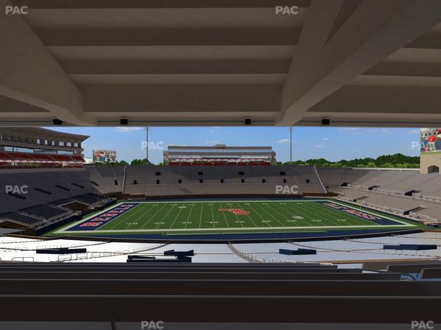 Vaught Hemingway Stadium - Section P Seat View