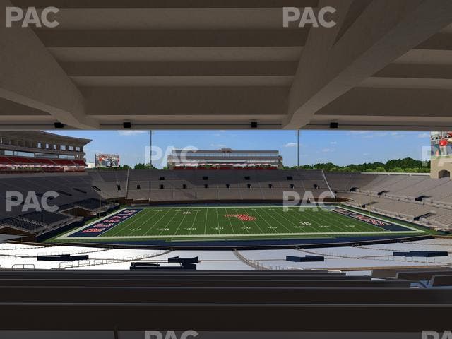 Vaught Hemingway Stadium - Section P Seat View