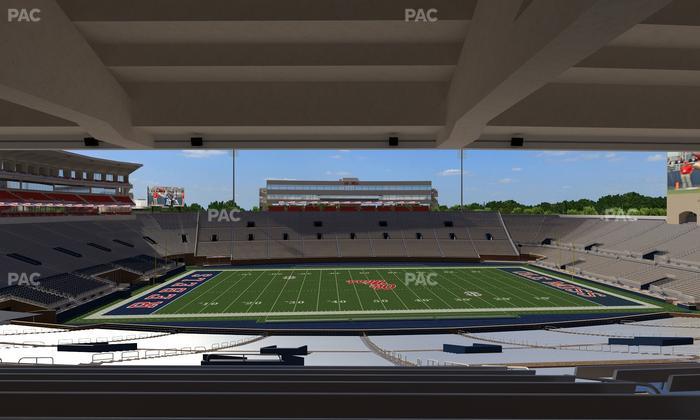 Vaught Hemingway Stadium - Section P Seat View