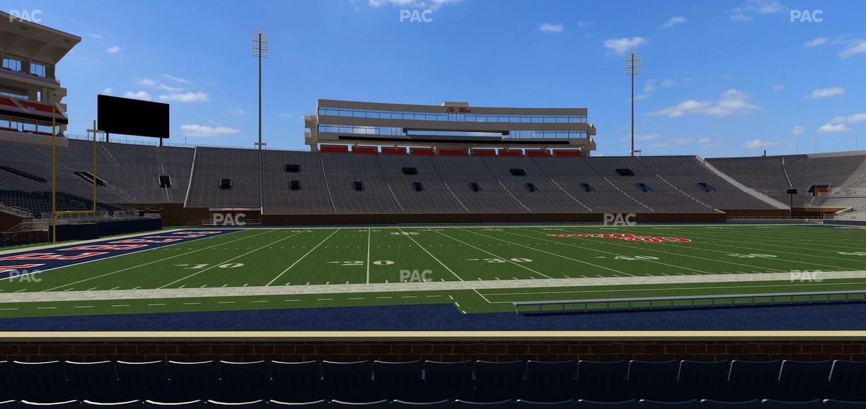 Vaught Hemingway Stadium - Section Q Seat View