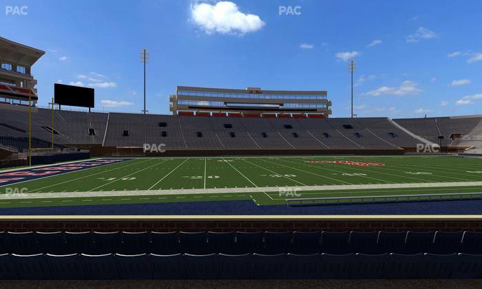 Vaught Hemingway Stadium - Section Q Seat View