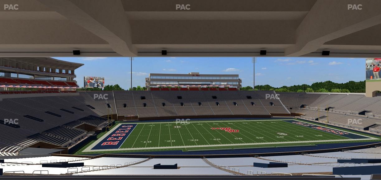 Vaught Hemingway Stadium - Section Q Seat View