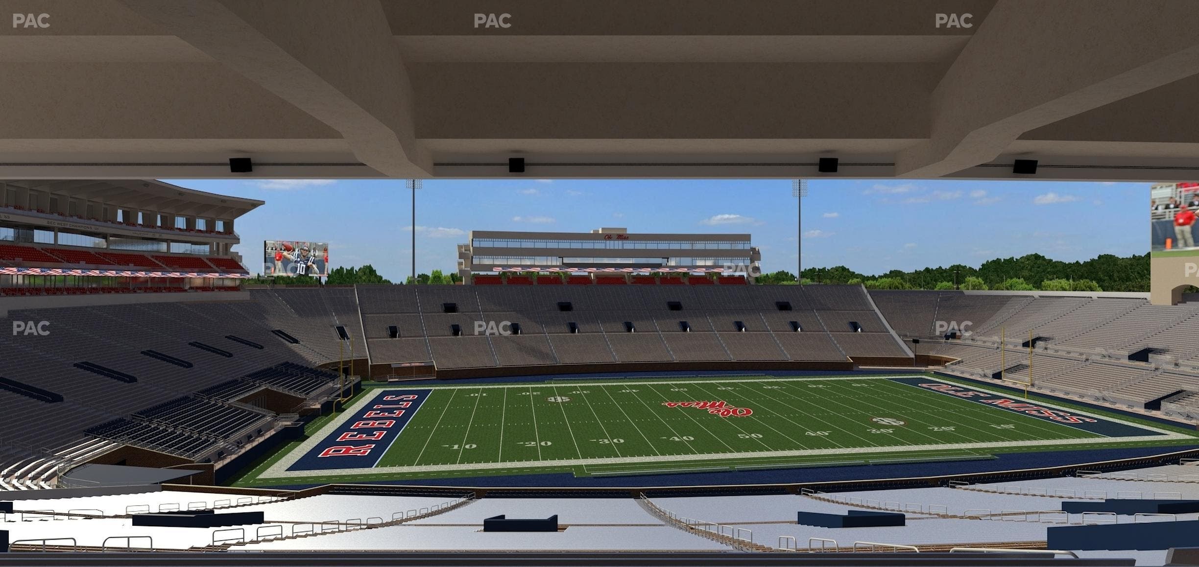 Vaught Hemingway Stadium - Section Q Seat View