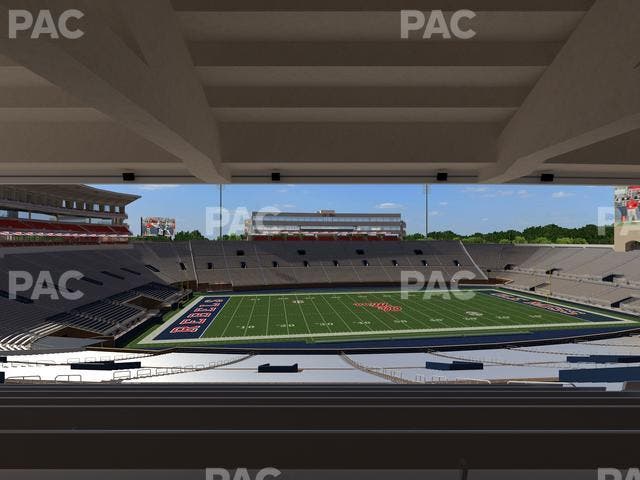 Vaught Hemingway Stadium - Section Q Seat View
