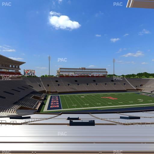 Vaught Hemingway Stadium - Section R Seat View