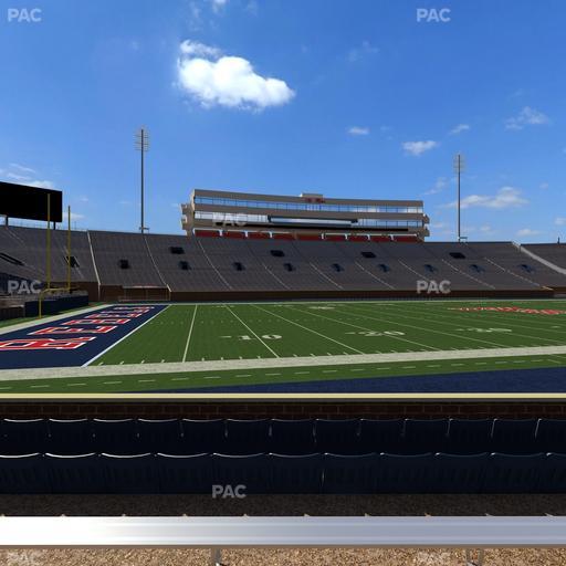 Vaught Hemingway Stadium - Section R Seat View