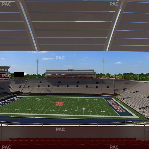 Vaught Hemingway Stadium - Section Rebel Club Nn Seat View