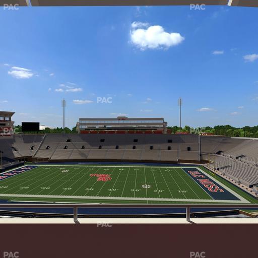 Vaught Hemingway Stadium - Section Rebel Club Nn Seat View