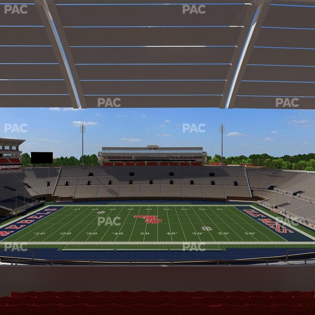 Vaught Hemingway Stadium - Section Rebel Club Oo Seat View