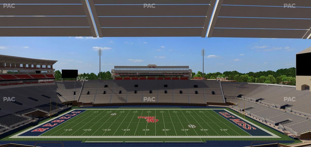 Vaught Hemingway Stadium - Section Rebel Club Oo Seat View