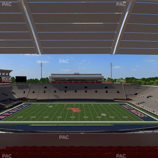 Vaught Hemingway Stadium - Section Rebel Club Oo Seat View