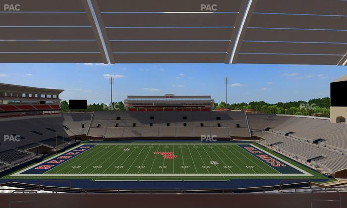 Vaught Hemingway Stadium - Section Rebel Club Oo Seat View