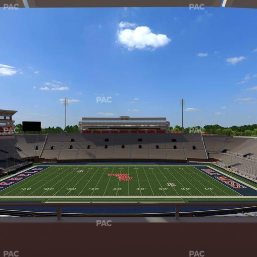 Vaught Hemingway Stadium - Section Rebel Club Oo Seat View