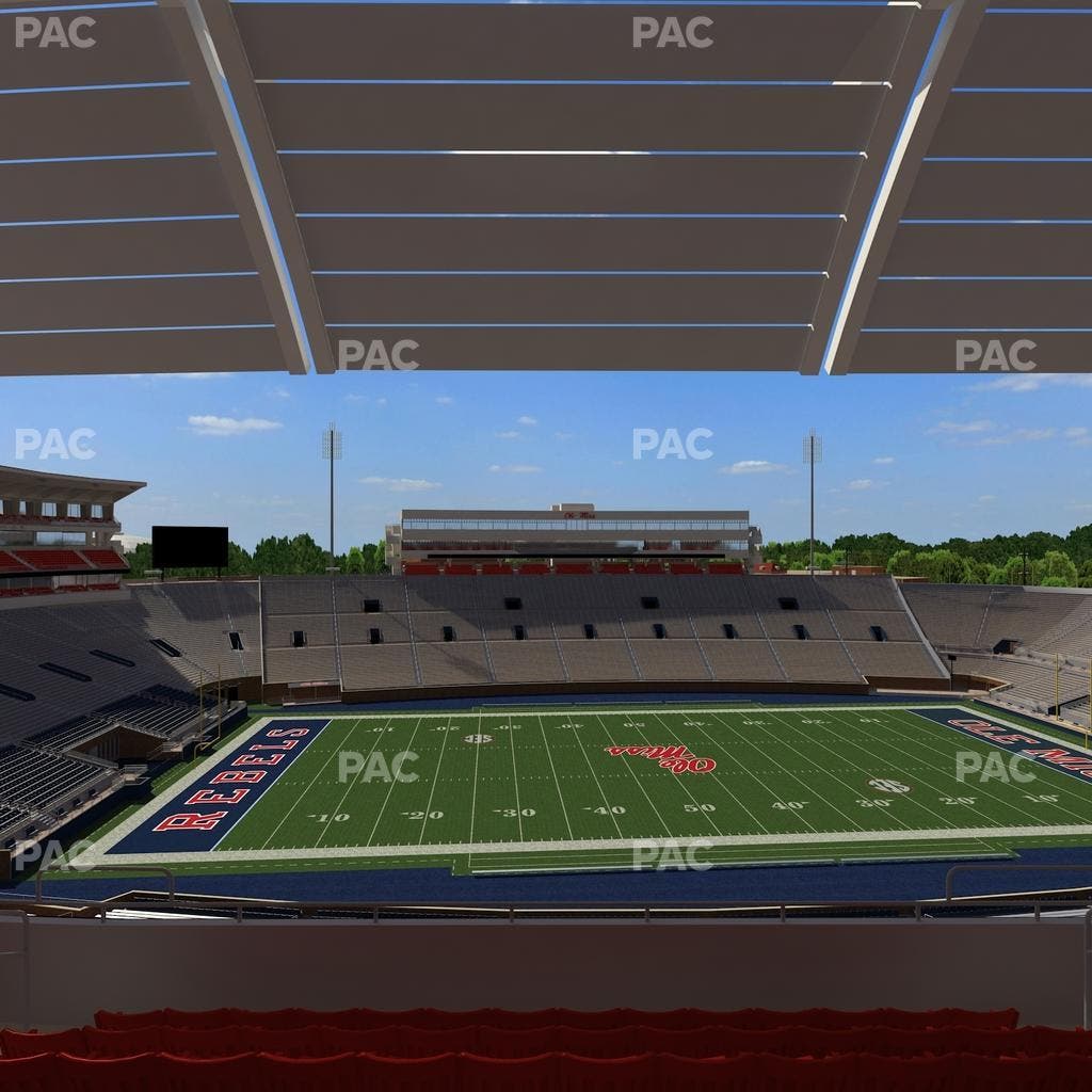 Vaught Hemingway Stadium - Section Rebel Club Pp Seat View