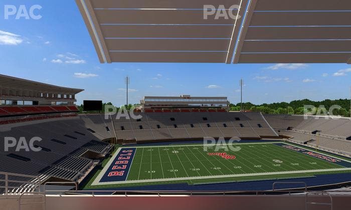 Vaught Hemingway Stadium - Section Rebel Club Qq Seat View