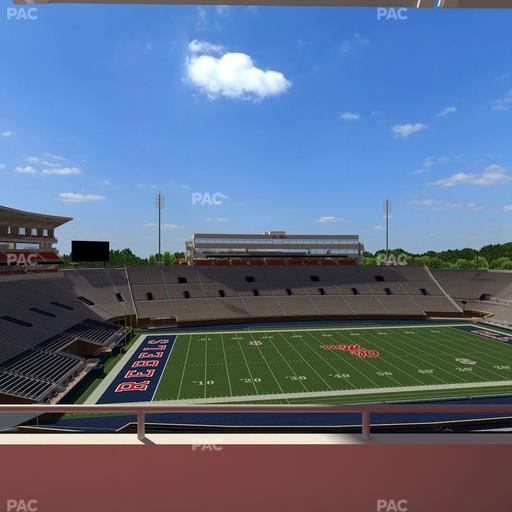 Vaught Hemingway Stadium - Section Rebel Club Qq Seat View