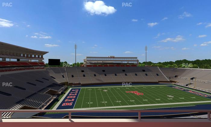 Vaught Hemingway Stadium - Section Rebel Club Qq Seat View