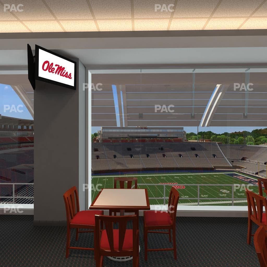 Vaught Hemingway Stadium - Section Rebel Club Seat View