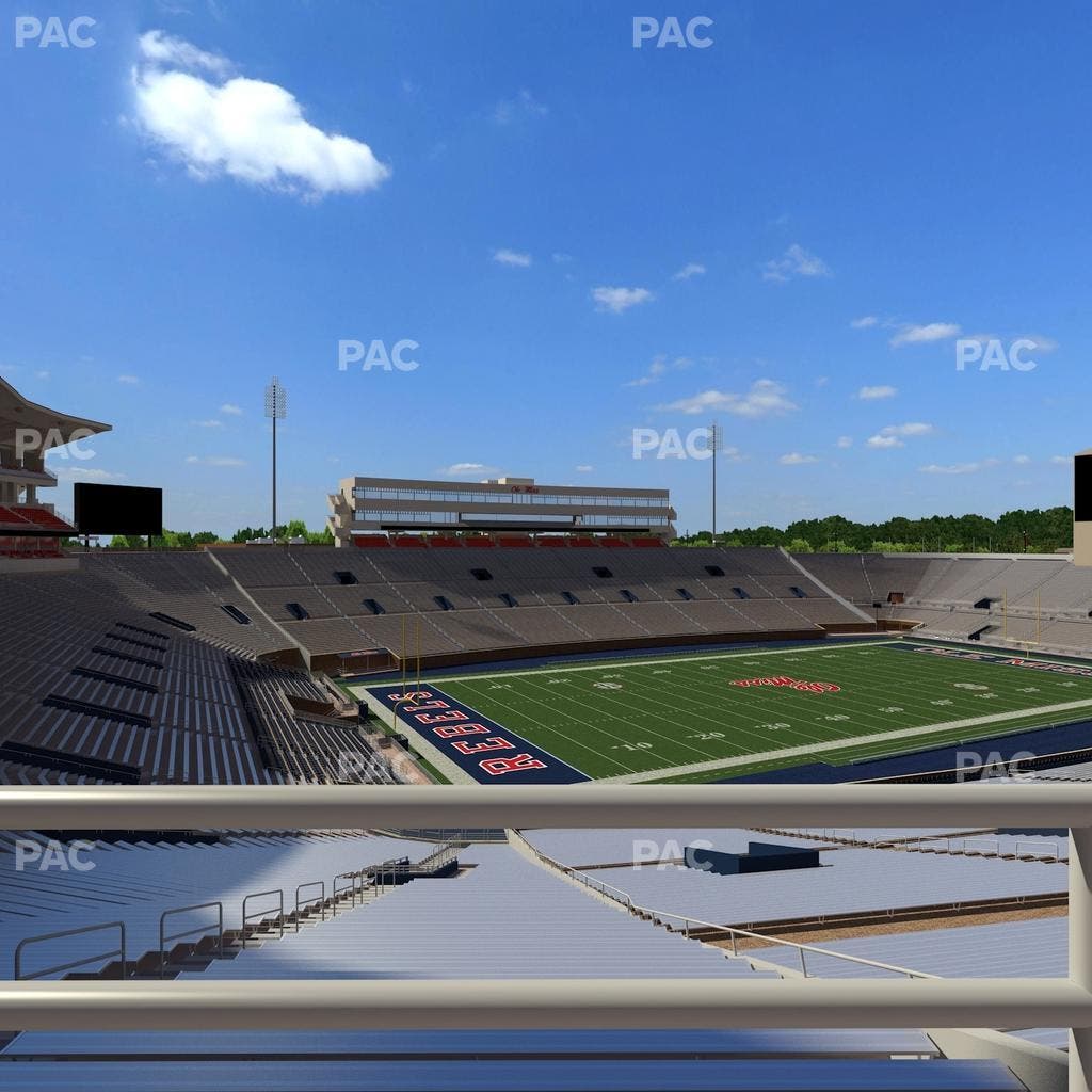 Vaught Hemingway Stadium - Section S 1 Seat View