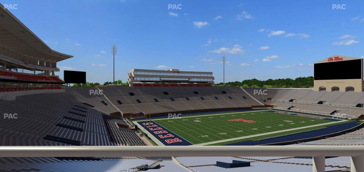 Vaught Hemingway Stadium - Section S 1 Seat View